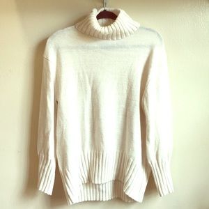 Cream turtleneck sweater
